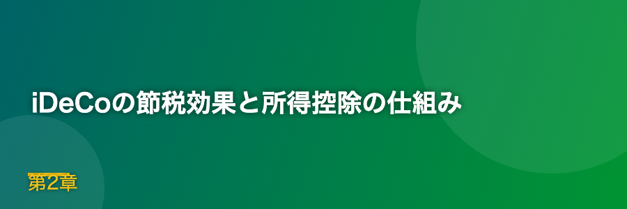 iDeCoの節税効果と所得控除の仕組み